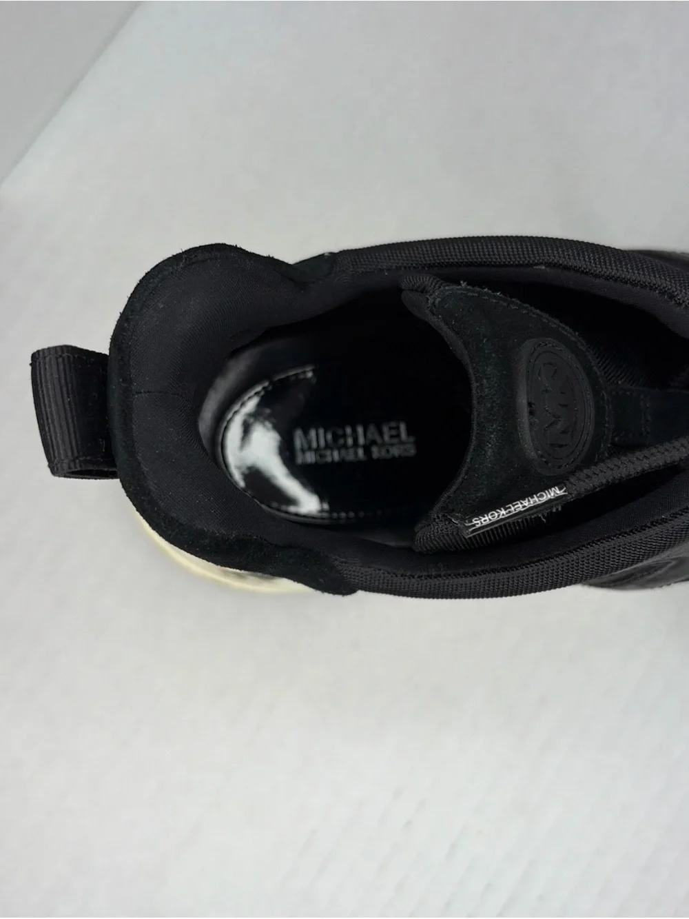 Michael Kors Olympia Extreme Trainers Black Sneakers Womens size 10